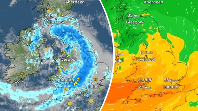 WetterRadar und TemperaturRadar GB