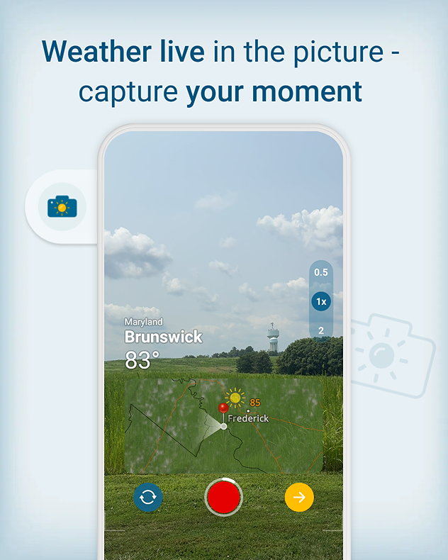 Weather live - Capture your moment on the Weather &amp; Radar app!
