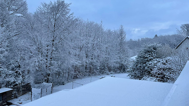 Lüdenscheid mit Schnee