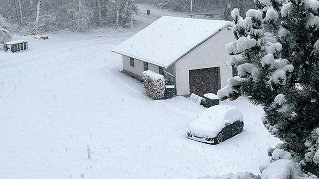Bad Münstereifel tief verschneit