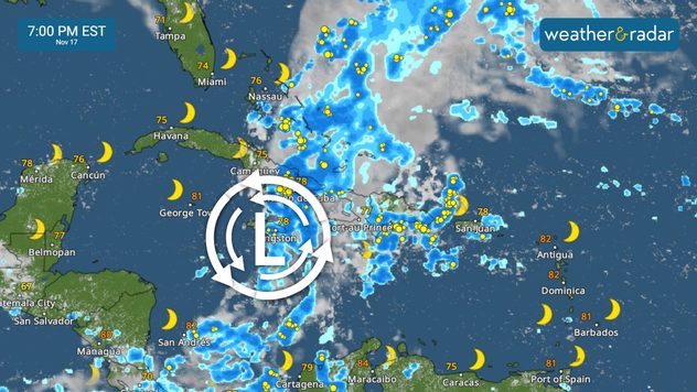 Most active period for the Greater Antilles will be from Friday to Saturday. High flood risk in place. 