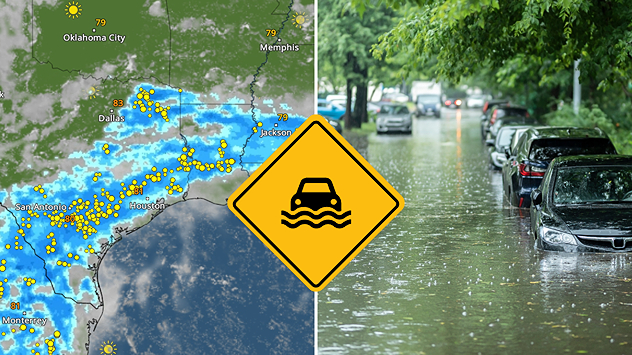 Tropical moisture interacting with a front will bring a multi-day flood threat to the Gulf Coast this week.
