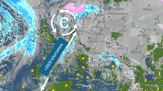 Ciklona kao iz udžbenika