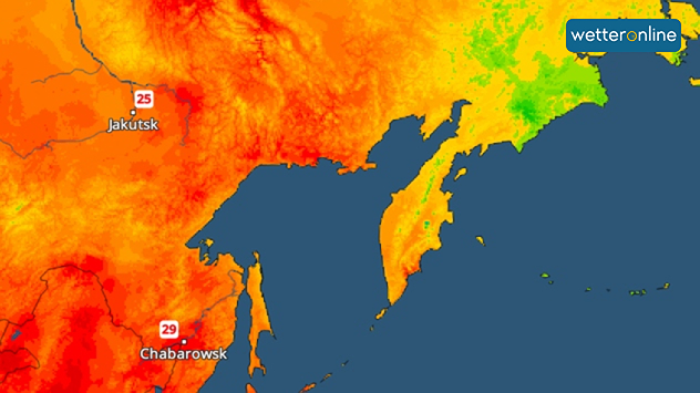 TemperaturRadar Sibirien
