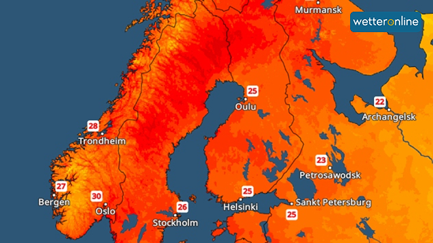 TemperaturRadar Skandinavien
