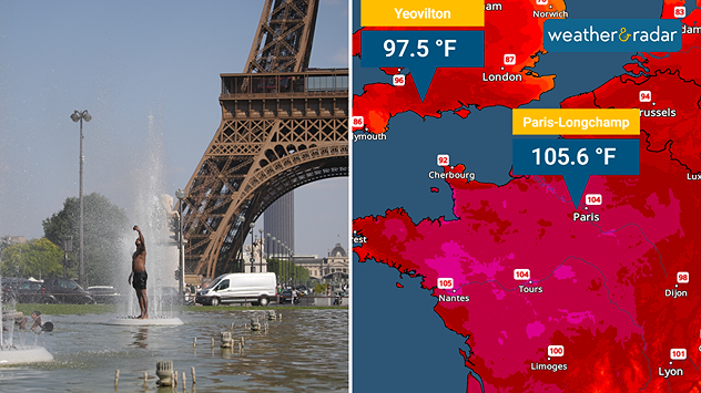Scorching records across the U.S.