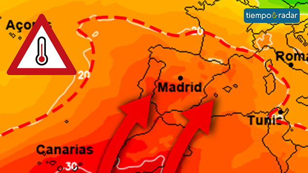Un domo de calor actuará como cúpula sobre España arrojando temperaturas asfixiantes. 