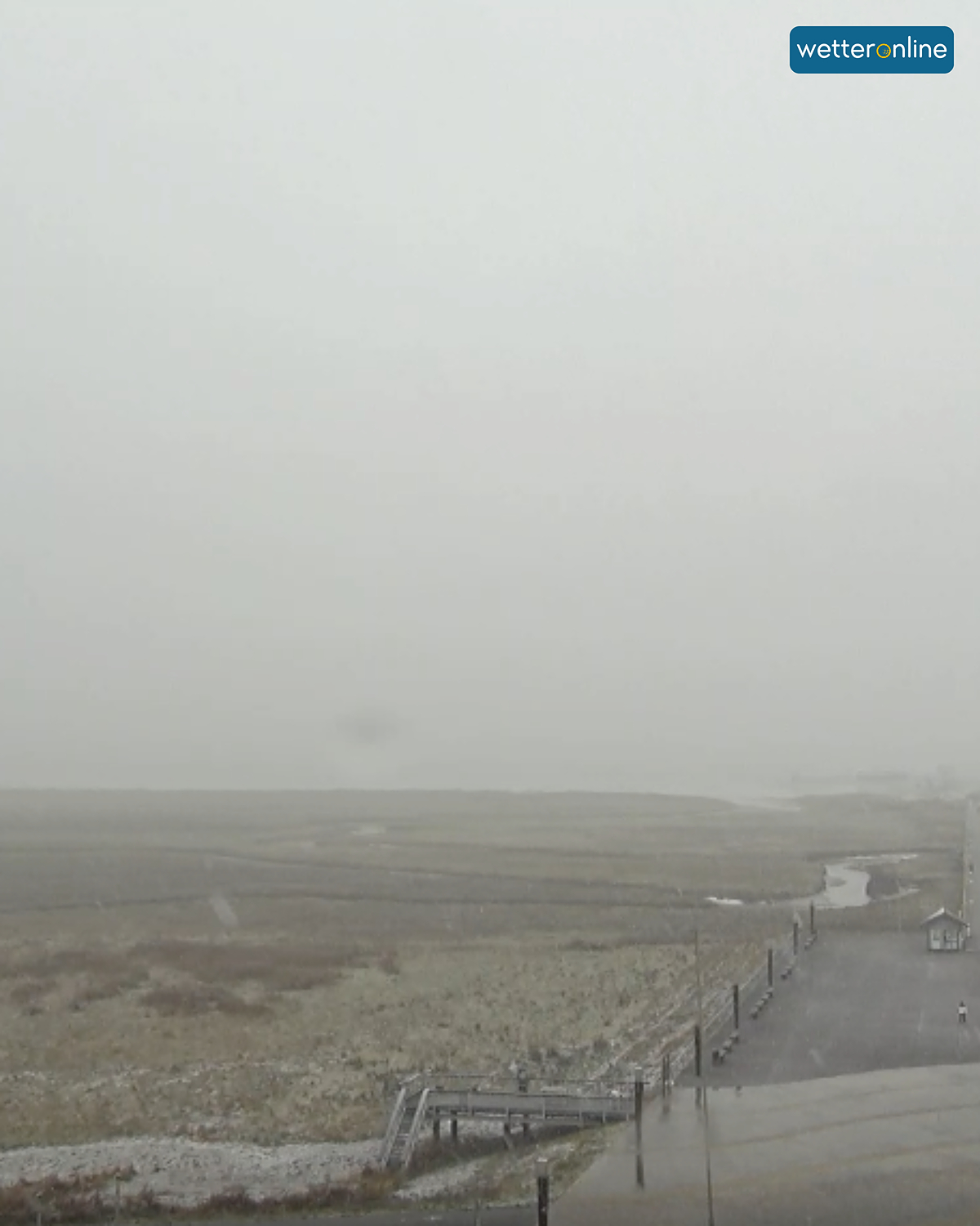 Angezuckerte Landschaft in Sankt Peter-Ording