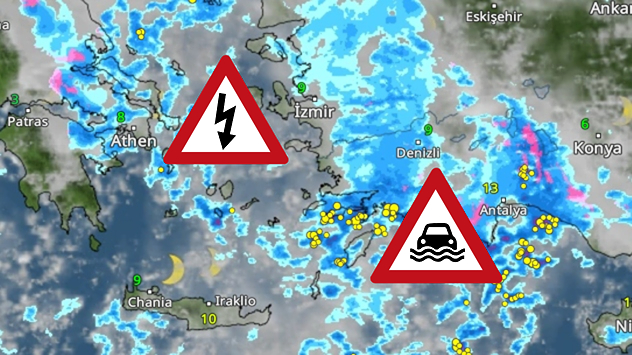 Unwettergefahr in Teilen Südosteuropas