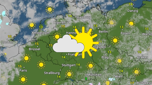 WetterRadar Donnerstag