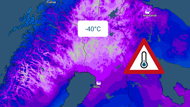 Vrlo hladno na severu Evrope