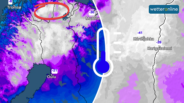 In Lappland wurden am Wochenende extreme Temperaturen unter minus 40 Grad gemessen.