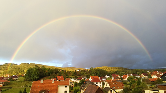 © Karla Weich Die ganze Pracht in Struth-Helmersdorf am Südwesthang des Thüringer Waldes.