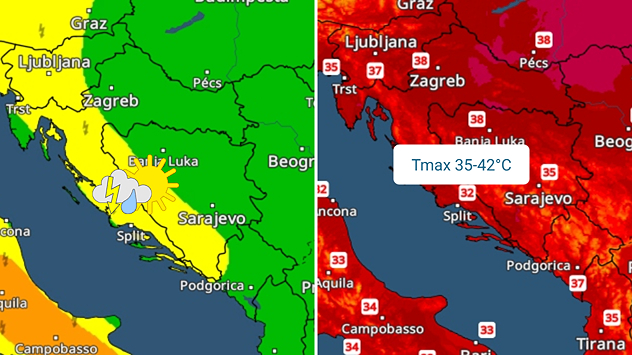 Vrhunac toplinskog vala. Svježije u petak
