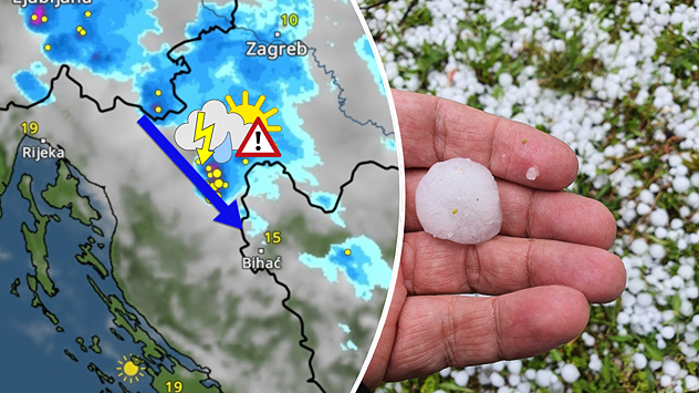 Prvo proljetno nevrijeme s ledom