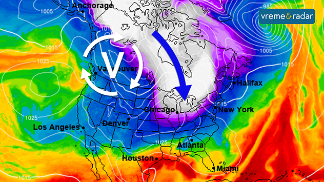 Polarni talas u SAD i Kanadi
