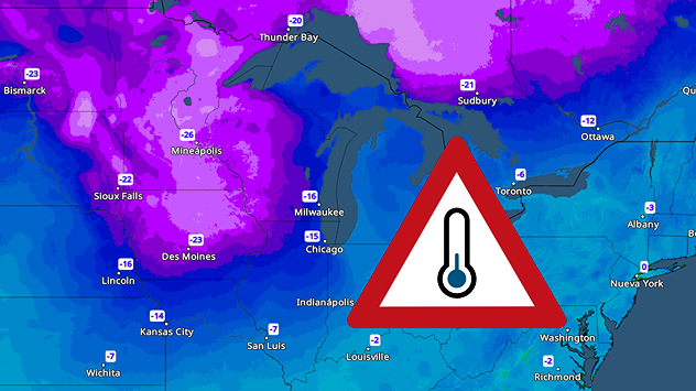 El invierno ha llegado con fuerza al medio oeste de Estados Unidos. Desde Dakota del Norte hasta Chicago.