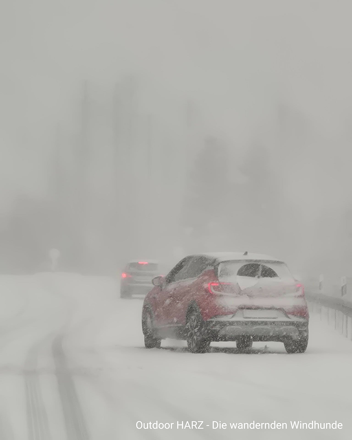 Schnee bei Braunlage im Harz - © Outdoor HARZ - Die wandernden Windhunde Schnee bei Braunlage im Harz