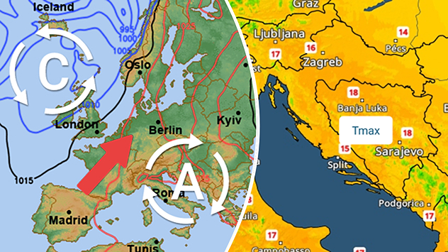 Anticiklona daruje Sunce i oko 15°C
