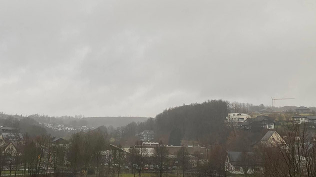 Regen trüb 