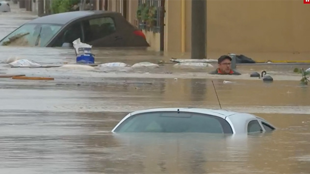 Heftige Regenfälle haben die bereits angespannte Situation in der Emilia-Romagna noch verschlimmert. 