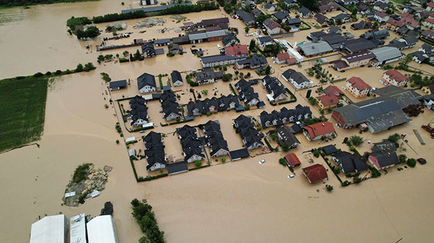Hochwasser Slowenien