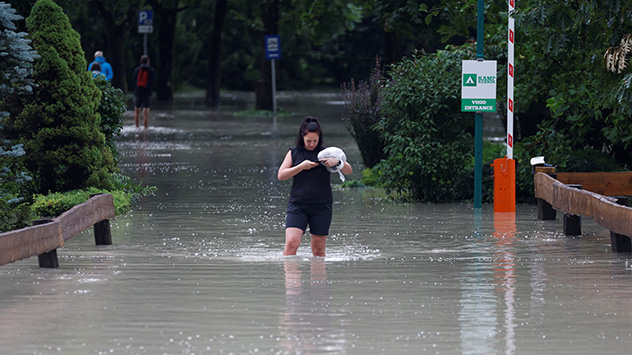 Hochwasser Slowenien
