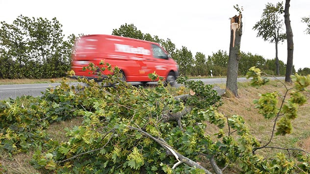 Sturm KIRSTEN wütet
