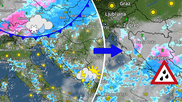 Vjetrovito. Stiže osjetno zahladnjenje