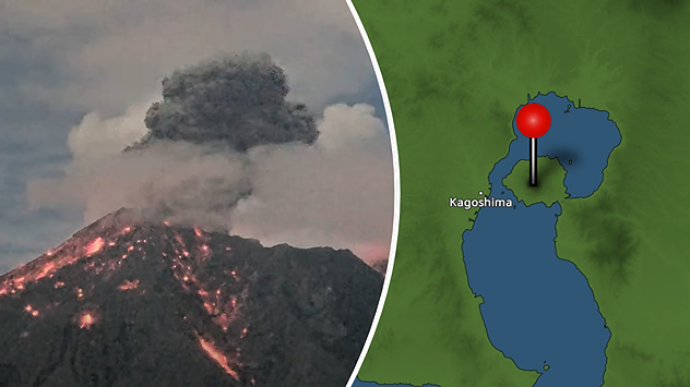 Sakurajima es uno de los volcanes más activos de Japón desde 1955 y las erupciones se producen con mucha frecuencia.