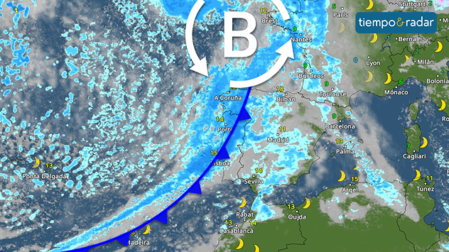 Entre el martes y el miércoles, en algunos puntos, se podrían acumular cerca de 100 litros en solo 48 horas, cuando una nueva borrasca atlántica refuerce el temporal.&nbsp;