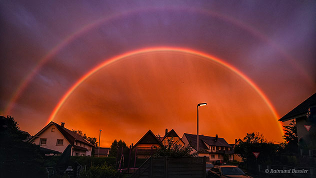 © Raimund Baßler via WetterMelder Deutschland Regenbögen und Dämmerung