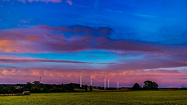 © Heinz-D. Fleck Regenbögen und Dämmerung