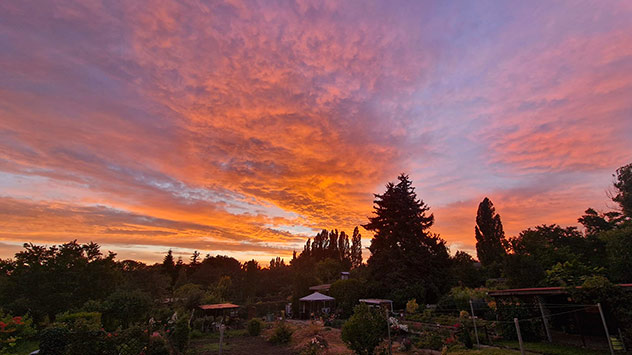 © Wolkenknipserin via WetterMelder Deutschland Regenbögen und Dämmerung