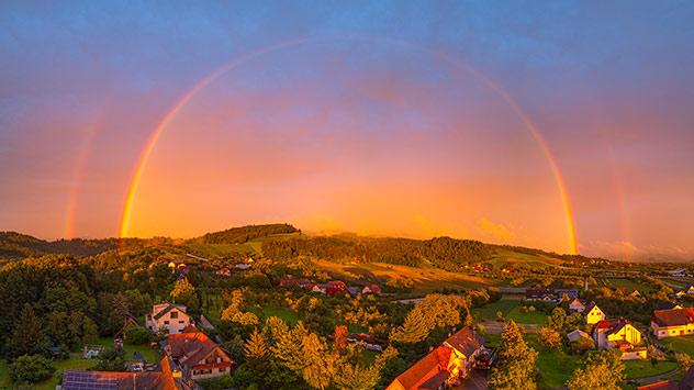 © Hubert Grimmig Regenbögen und Dämmerung