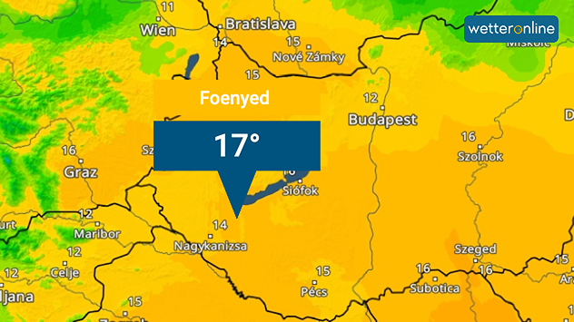 TemperaturRadar Ungarn
