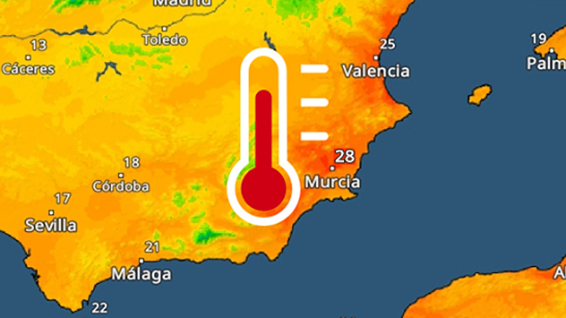 Am Montag wurden 28 Grad im südspanischen Murcia erreicht