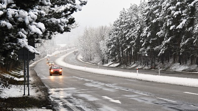 Ambiance hivernale. Image d'illustration.