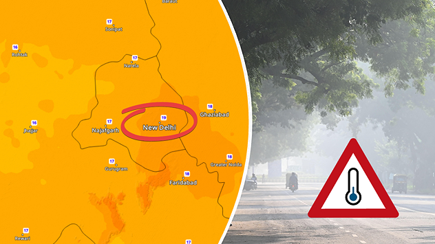 Temperatures starting to drop in Delhi