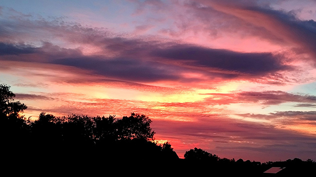 Manche Wolken sind zu 