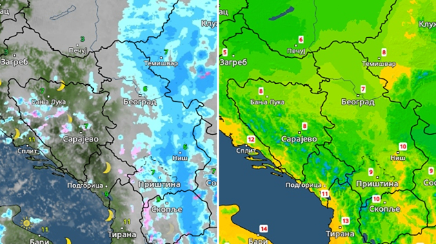 Promenljivo uz blage temperature