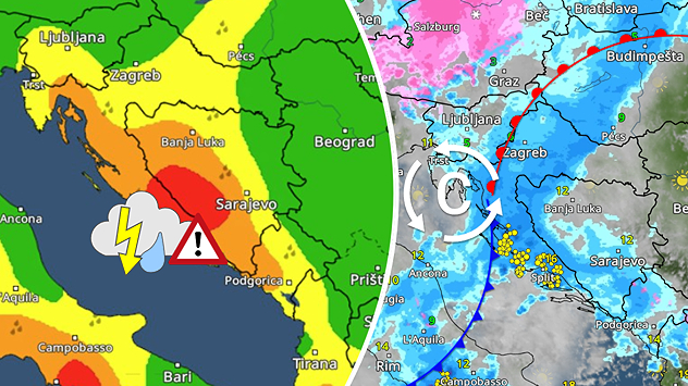 Upozorenje: Obilna kiša u nekim regijama