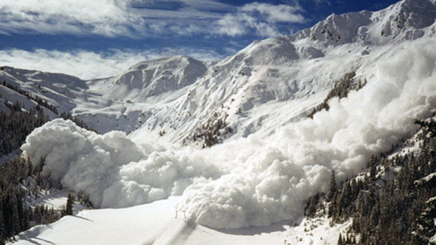 Massiver Lawinenabgang