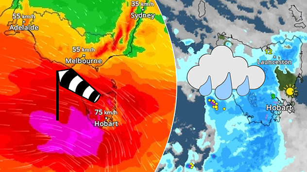 WindRadar und WetterRadar für den Süden Australiens