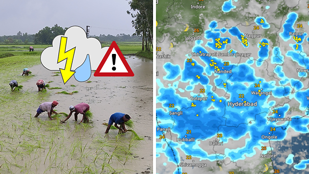Farming during this season can be challenging, as the weather in India stays active and intense.