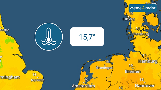 Temperatura Severnog mora
