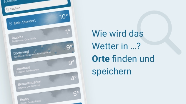 So funktioniert "Meine Orte" 
