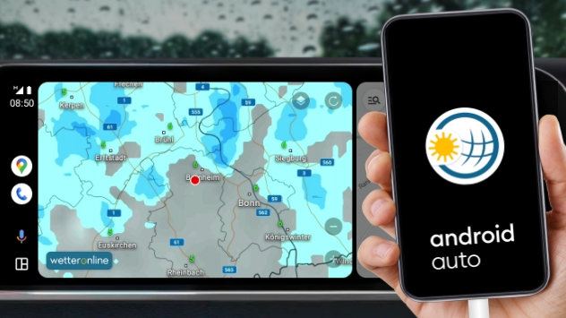 WetterOnline auf Android Auto