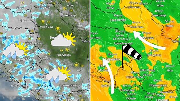 Promenljivo i vetrovito