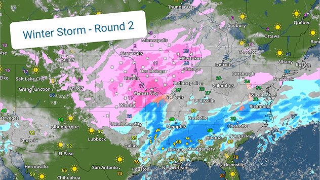 Plains to East Coast - Second storm brings up the rear – Weather News